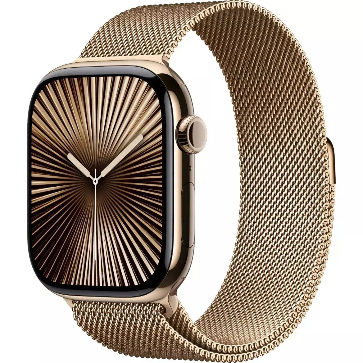 Apple Watch Series 10 GPS + Cellular 46mm Gold Titanium Case w. Gold Milanese Loop - S/M (MC7T4) Apple Watch Series 10 GPS + Cellular 46mm Gold Titanium Case w. Gold Milanese Loop - S/M (MC7T4)