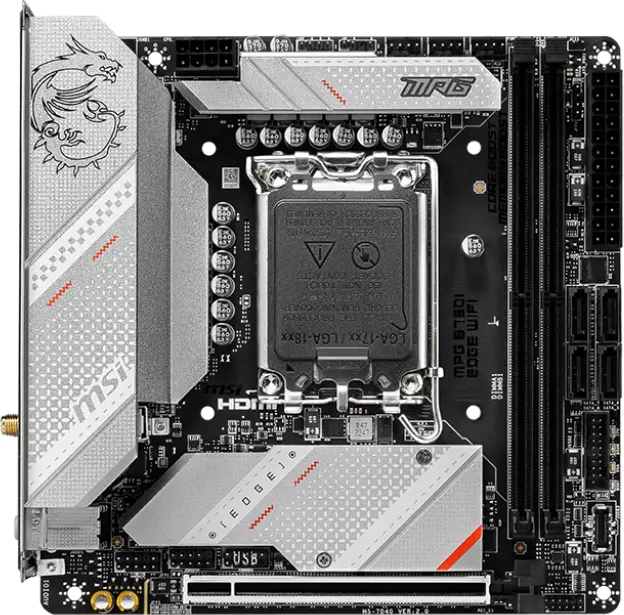 Материнська плата MSI MPG B760I EDGE WIFI (911-7D40-005) Материнська плата MSI MPG B760I EDGE WIFI (911-7D40-005)