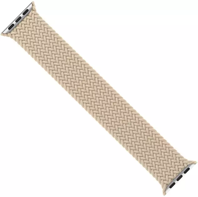 Ремешок ArmorStandart Braided Solo Loop для Apple Watch 42/44/45/49mm Beige Size 10 (172 mm) (ARM64903)