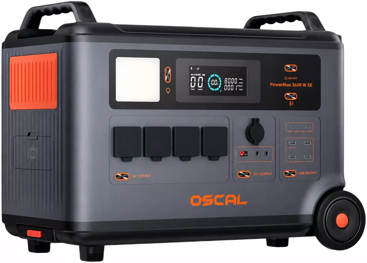 Зарядна станція Oscal PowerMax 3600SE Зарядна станція Oscal PowerMax 3600SE