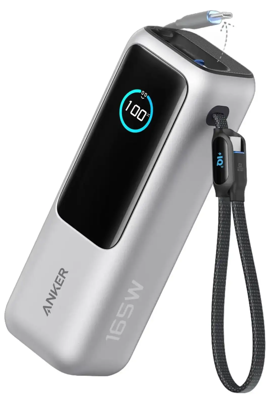 Повербанк Anker 25000mAh 165W PD Built-In Double PD Silver (A1695H41) Повербанк Anker 25000mAh 165W PD Built-In Double PD Silver (A1695H41)