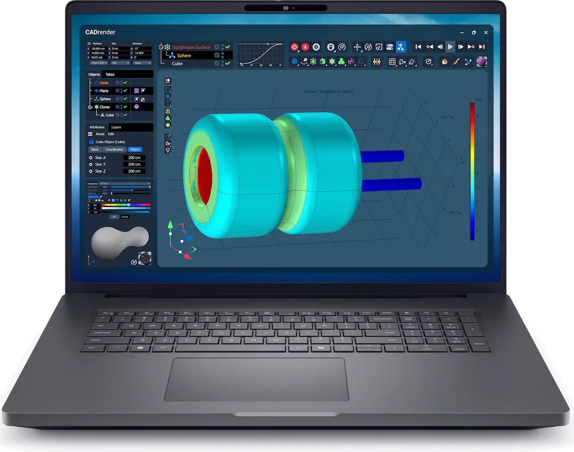 Ноутбук Dell Pro Max 18 Plus MB18250 (uspm18250hx1000w11p) EU Ноутбук Dell Pro Max 18 Plus MB18250 (uspm18250hx1000w11p) EU
