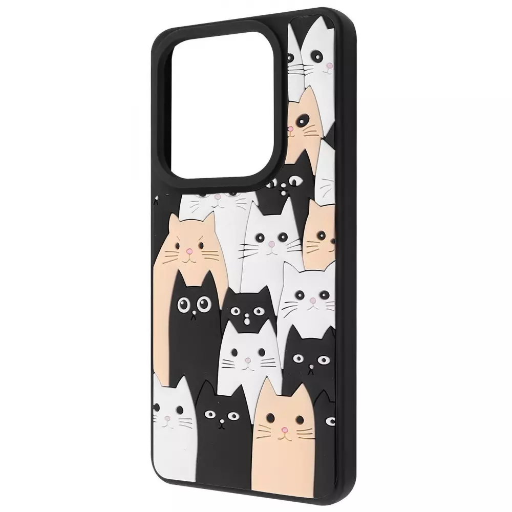 Чехол WAVE Doodle Case Xiaomi Redmi Note 14 4G (European) Cats Чехол WAVE Doodle Case Xiaomi Redmi Note 14 4G (European) Cats