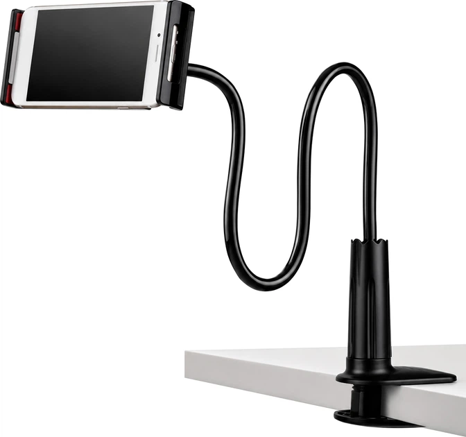 Гибкий настольный держатель для смартфона и планшета MadeInFuture T8 Black (MIF91915) Гибкий настольный держатель для смартфона и планшета MadeInFuture T8 Black (MIF91915)
