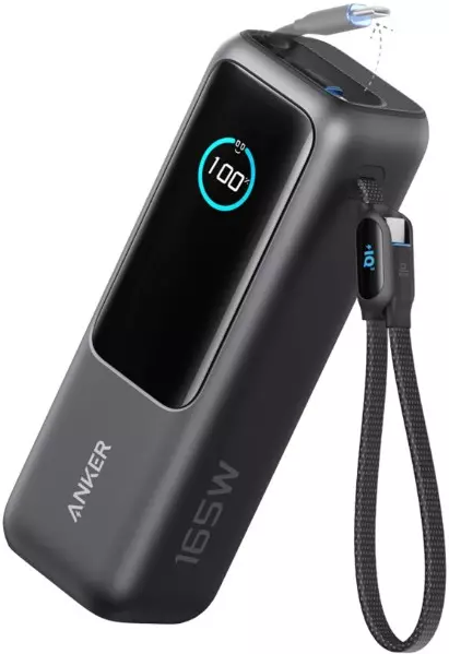 Повербанк Anker 25000mAh 165W PD Built-In Double PD Black (A1695H11) Повербанк Anker 25000mAh 165W PD Built-In Double PD Black (A1695H11)