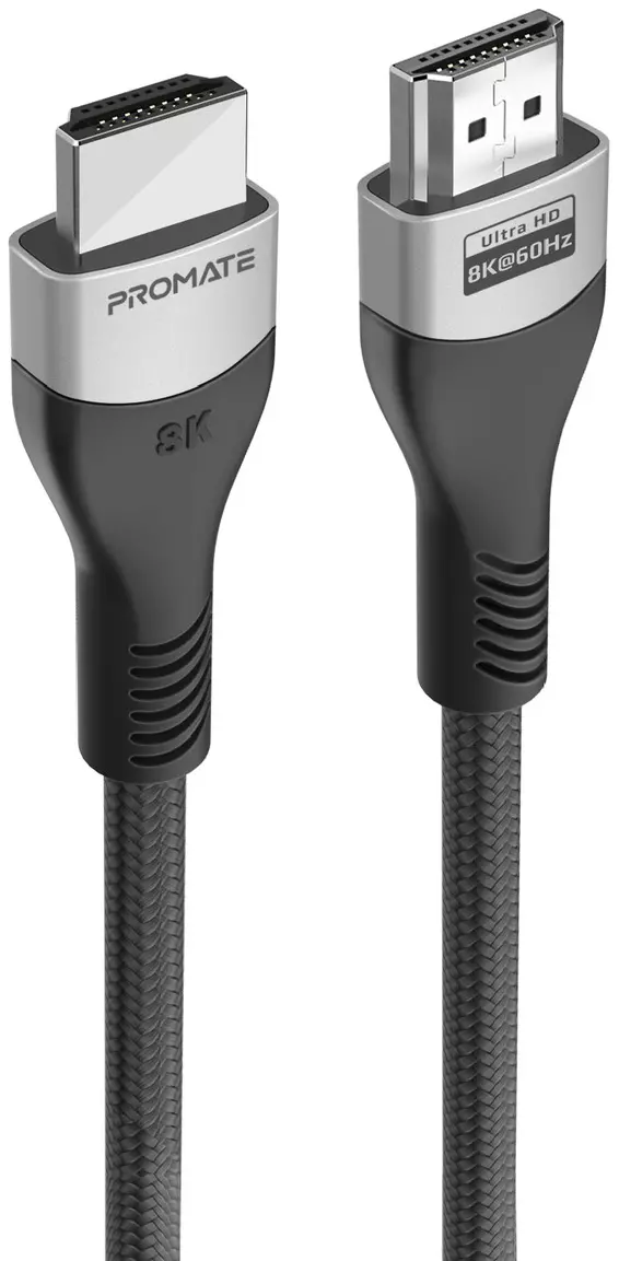 Кабель Promate HDMI-HDMI v.2.1 (primelink8k-500.grey) Кабель Promate HDMI-HDMI v.2.1 (primelink8k-500.grey)