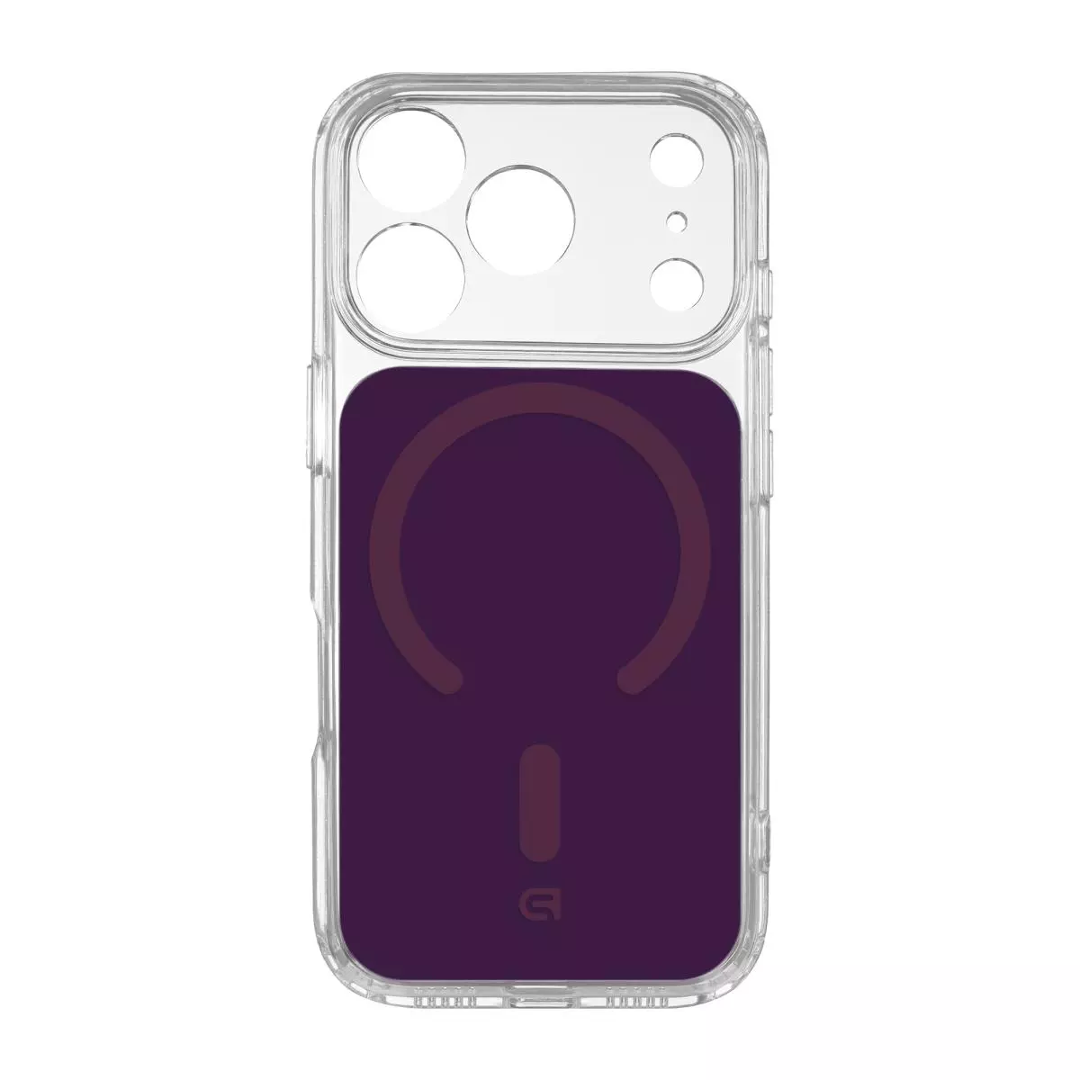 Чохол ArmorStandart Clear Hybrid MagCase для Apple iPhone 18 Pro / 17 Pro Dark Cherry (ARM91789)