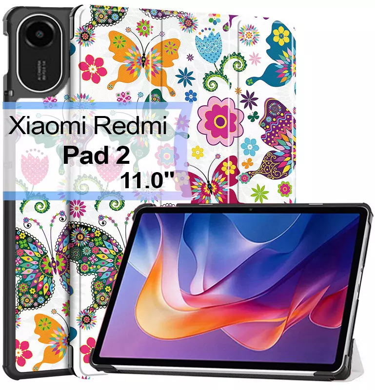 Чохол-книжка BeCover Smart Case для Xiaomi Redmi Pad 2 11.0" Butterfly (713646)