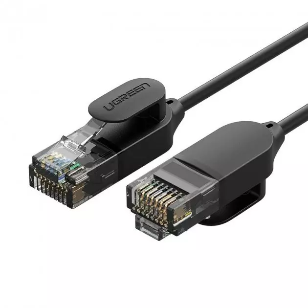 Патч-корд UGREEN NW122 CAT 6A Pure Copper Ethernet Cable OD2.8 1.5m Black (70333) Патч-корд UGREEN NW122 CAT 6A Pure Copper Ethernet Cable OD2.8 1.5m Black (70333)