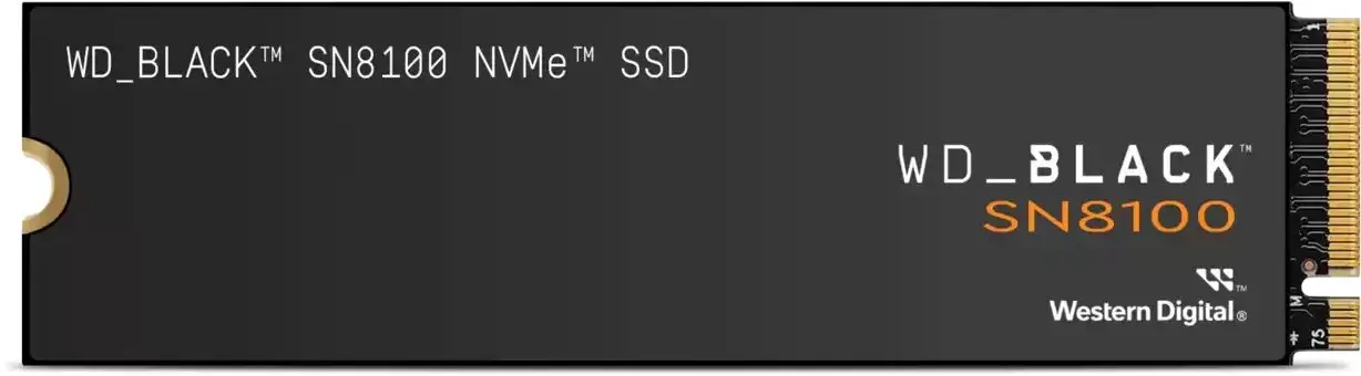 SSD накопичувач WD 1TB M.2 Gen5 NVMe Black SN8100 (WDS100T1X0M-00CMT0) SSD накопичувач WD 1TB M.2 Gen5 NVMe Black SN8100 (WDS100T1X0M-00CMT0)