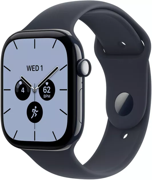 Apple Watch Series 12 GPS + Cellular 46mm Night Blue Ceramic Case w. Navy Blue Sport Band - S/M (MJH34)