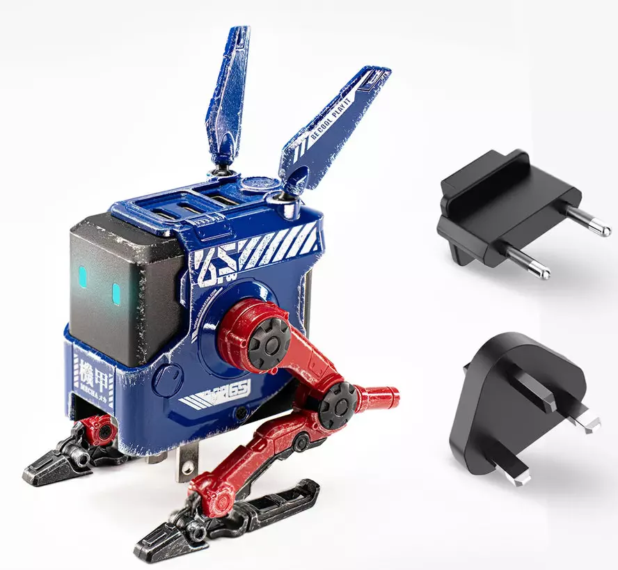 Мережевий зарядний пристрій Gravastar Alpha65 65W War Damaged Blaze Blue (GRAVASTARA65_OPP_EUK) Мережевий зарядний пристрій Gravastar Alpha65 65W War Damaged Blaze Blue (GRAVASTARA65_OPP_EUK)