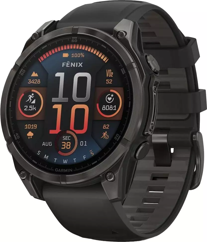 Смарт-часы Garmin Fenix 8 47mm AMOLED Sapphire Carbon Gray DLC Titanium w. Black/Pebble Gray B. (010-02904-20/21/29) Смарт-часы Garmin Fenix 8 47mm AMOLED Sapphire Carbon Gray DLC Titanium w. Black/Pebble Gray B. (010-02904-20/21/29)
