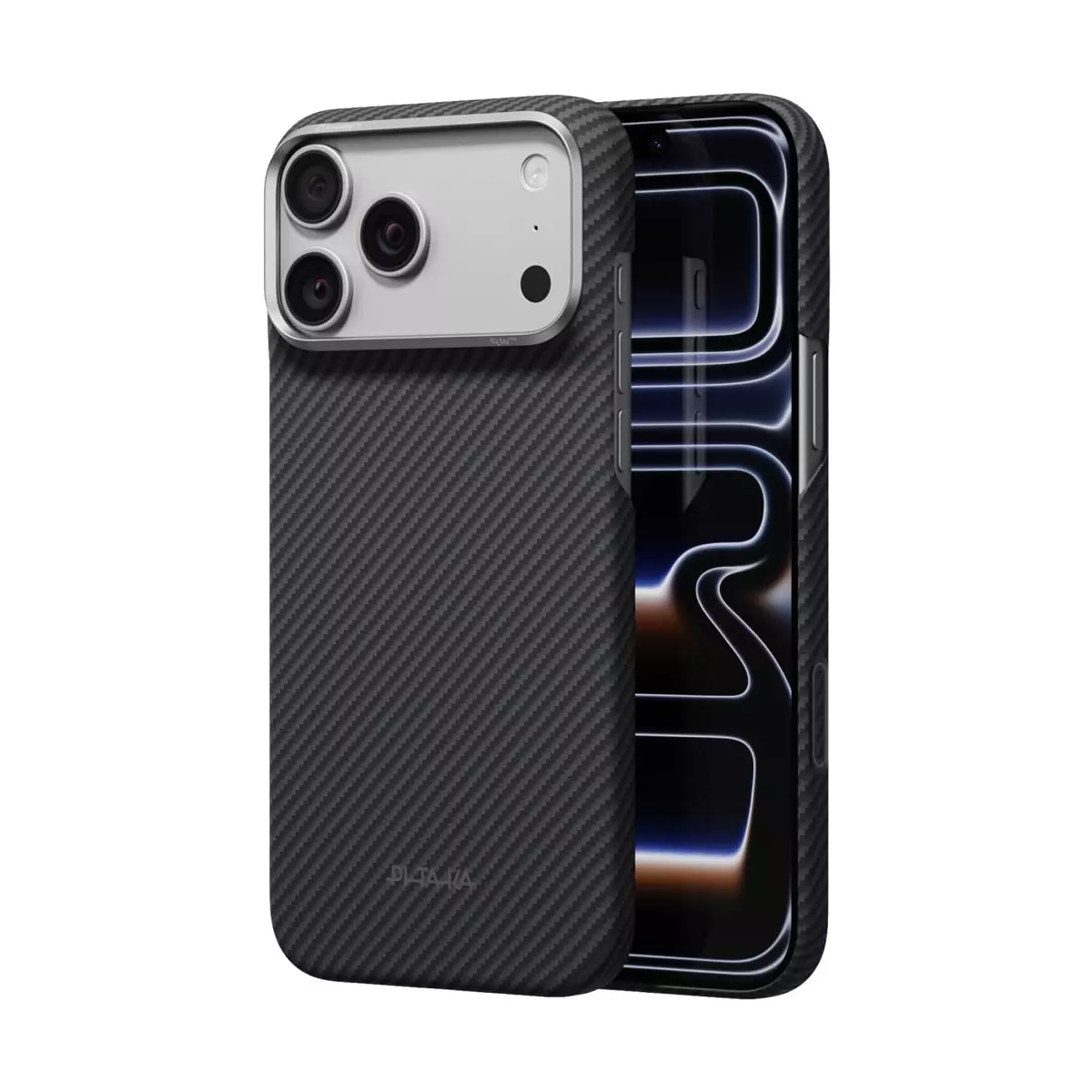 Чохол Pitaka Edge Case для iPhone 18 Pro Max Black/Grey Twill (KI1801PM)