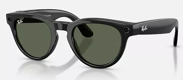 Смарт-очки Ray-Ban Meta Headliner Gen2 HighBridge Fit Shiny Black/Clear-Graphite Green Transitions (RW4013 601/1M 50-23) Смарт-очки Ray-Ban Meta Headliner Gen2 HighBridge Fit Shiny Black/Clear-Graphite Green Transitions (RW4013 601/1M 50-23)