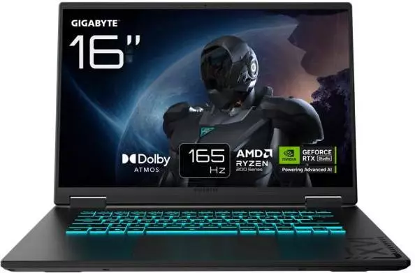 Ноутбук Gigabyte Gaming A16 CTH Black Steel (CTHH3UA893SD) EU Ноутбук Gigabyte Gaming A16 CTH Black Steel (CTHH3UA893SD) EU