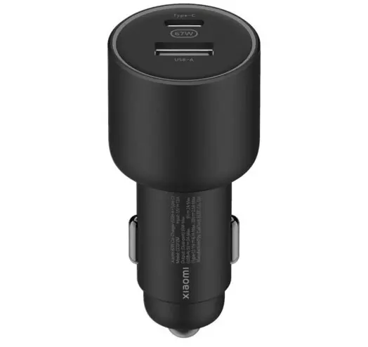 Автомобильное зарядное устройство Xiaomi 67W Car Charger USB/Type-C (BHR6814GL)