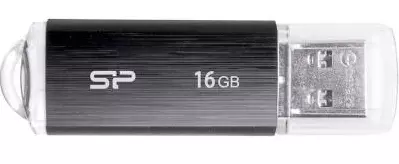 Флешка Silicon Power 16 GB Ultima U02 Black (SP016GBUF2U02V1K)
