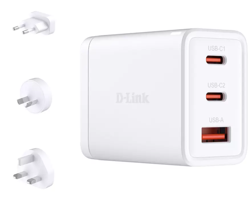 Мережевий зарядний пристрій D-Link DCP-651 65W GaN Charger White (DCP-651) Мережевий зарядний пристрій D-Link DCP-651 65W GaN Charger White (DCP-651)