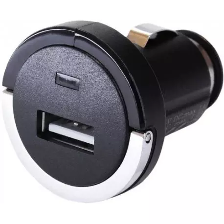 Автомобільний зарядний пристрій Strax bulk Car Charger 2.4A Single USB-A Black (4029948595757)