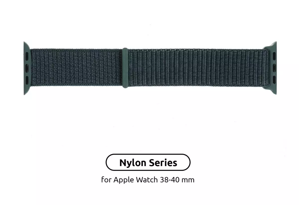 Ремешок ArmorStandart Apple Nylon Band for ArmorStandart Apple Watch 38mm/40mm Pine Green