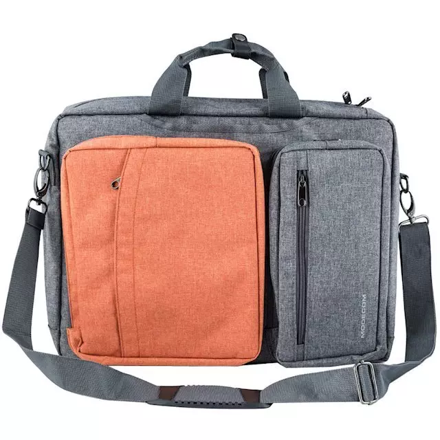 Сумка для ноутбука Modecom Reno (TOR-MC-RENO-ORG) Grey-Orange Сумка для ноутбука Modecom Reno (TOR-MC-RENO-ORG) Grey-Orange