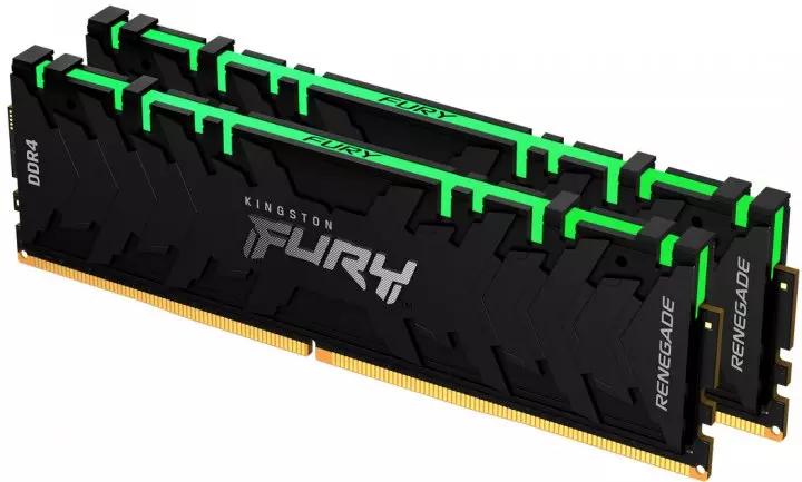 Оперативна пам'ять Kingston FURY 32 GB (2x16GB) DDR4 3600 MHz Renegade RGB (KF436C16RB1AK2/32)