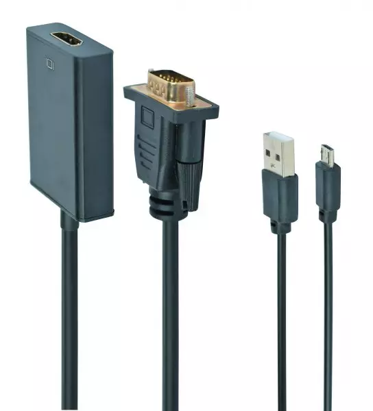 Адаптер-перехідник Cablexpert A-VGA-HDMI-01 Адаптер-перехідник Cablexpert A-VGA-HDMI-01