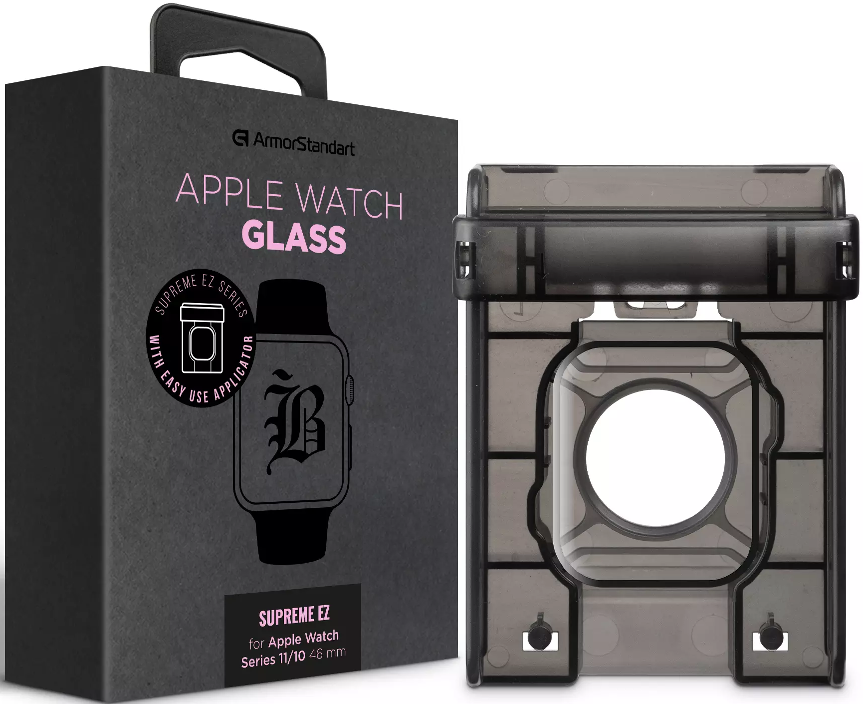 Захисне скло ArmorStandart Supreme Black Icon EZ для Apple Watch Series 11/10 46 mm (ARM91474) Захисне скло ArmorStandart Supreme Black Icon EZ для Apple Watch Series 11/10 46 mm (ARM91474)