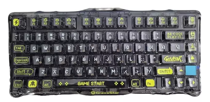 Клавіатура Gravastar Mercury K1 Lite TKL Black (GSK1LITE_XTAL_BLK) Клавіатура Gravastar Mercury K1 Lite TKL Black (GSK1LITE_XTAL_BLK)