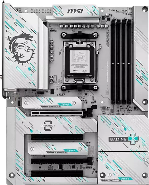 Материнская плата MSI B850 GAMING PLUS WIFI PZ Материнская плата MSI B850 GAMING PLUS WIFI PZ