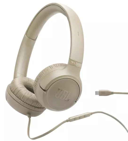 Навушники JBL Tune 530С USB-C Beige (JBLT530CBEG) UA