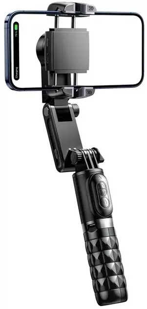 Монопод для смартфона Rtako Q10R MINI Clip selfie stick Black (6942063215332)