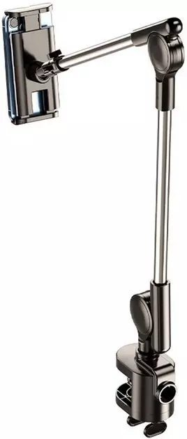 Тримач для смартфона / планшета Rtako ZM-050 360 Degrees Dual Turbo Auto-Lock Lazy Bracket Black (6975068278286)