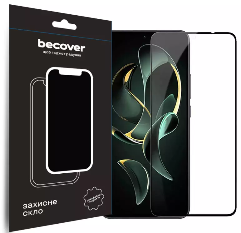 Захисне скло BeCover для Xiaomi 13T/13T Pro Black (710171) Захисне скло BeCover для Xiaomi 13T/13T Pro Black (710171)