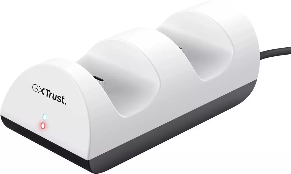 Зарядна станція для геймпадів Trust GXT 254 for PS5 White Зарядна станція для геймпадів Trust GXT 254 for PS5 White