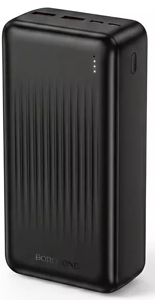 Повербанк Borofone BJ80B Clever PD20W + QC22.5W (30000 mAh) Black (714874) Повербанк Borofone BJ80B Clever PD20W + QC22.5W (30000 mAh) Black (714874)