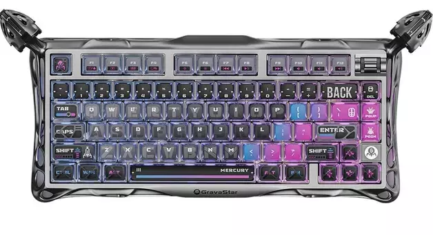Клавіатура Gravastar Mercury K1 Pro TKL Black (GSK1PRO_CMBLK) Клавіатура Gravastar Mercury K1 Pro TKL Black (GSK1PRO_CMBLK)