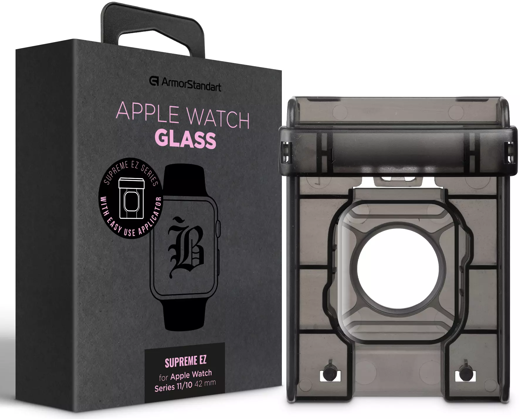 Захисне скло ArmorStandart Supreme Black Icon EZ для Apple Watch Series 11/10 42 mm (ARM91473) Захисне скло ArmorStandart Supreme Black Icon EZ для Apple Watch Series 11/10 42 mm (ARM91473)