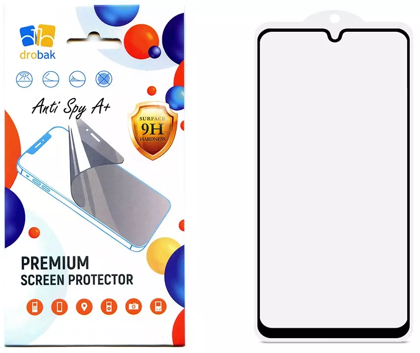 Защитное стекло Drobak Anty Spy для Samsung Galaxy A16 (Black) (383848) Защитное стекло Drobak Anty Spy для Samsung Galaxy A16 (Black) (383848)