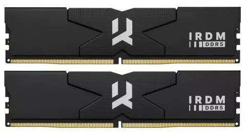 Оперативная память Goodram 64 GB (2х32GB) DDR5 6400 MHz IRDM Black (IR-6400D564L32/64GDC) Оперативная память Goodram 64 GB (2х32GB) DDR5 6400 MHz IRDM Black (IR-6400D564L32/64GDC)