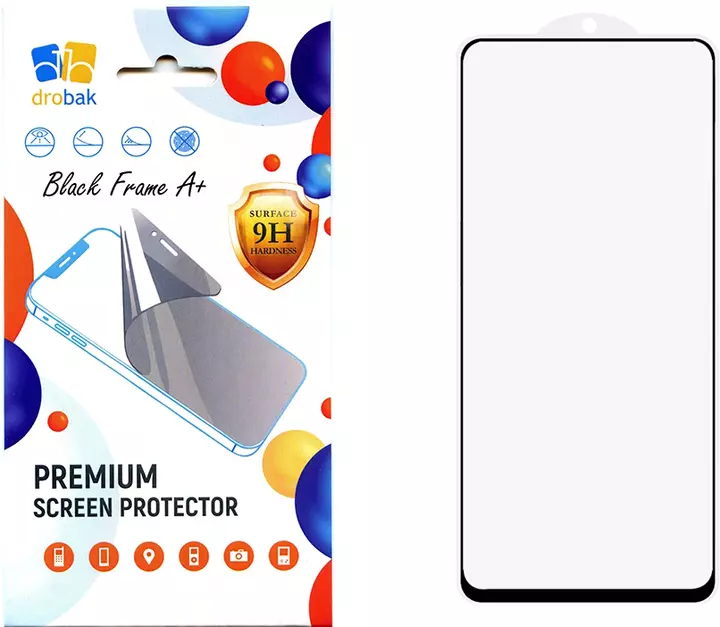 Защитное стекло Drobak для Samsung Galaxy S25 Black Frame A+ (383882) Защитное стекло Drobak для Samsung Galaxy S25 Black Frame A+ (383882)