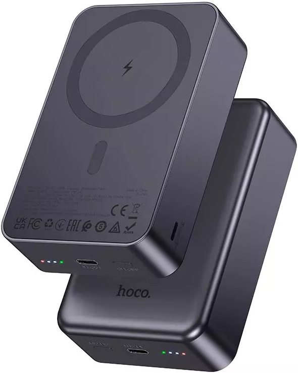 Повербанк Hoco J160B Original PD20W Magnetic (MagSafe compatible) (20000 mAh) Metal Gray (714785) Повербанк Hoco J160B Original PD20W Magnetic (MagSafe compatible) (20000 mAh) Metal Gray (714785)