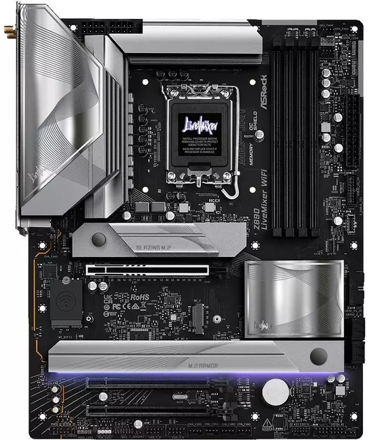Материнська плата ASRock Z890 Livemixer WiFi Материнська плата ASRock Z890 Livemixer WiFi