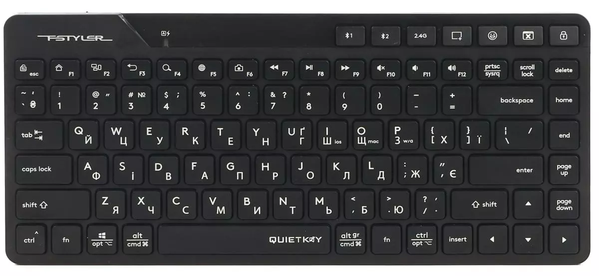 Клавиатура беспроводная A4Tech Fstyler FBK26C AS Black Клавиатура беспроводная A4Tech Fstyler FBK26C AS Black
