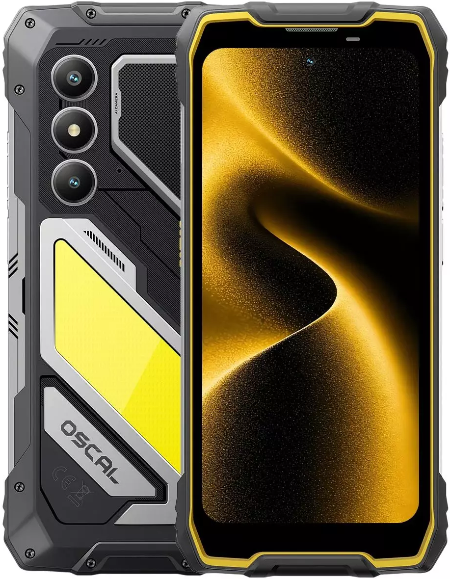 Смартфон Oscal Pilot 5 8/256GB Yellow (EU)