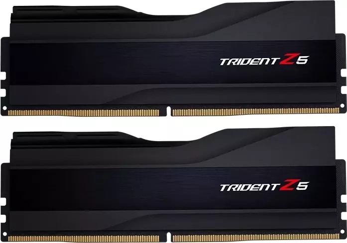Оперативная память G.Skill 32 GB (2x16GB) DDR5 6400 MHz Trident Z5 (F5-6400J3239G16GX2-TZ5K) Оперативная память G.Skill 32 GB (2x16GB) DDR5 6400 MHz Trident Z5 (F5-6400J3239G16GX2-TZ5K)