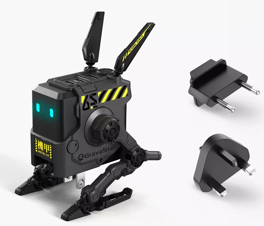 Мережевий зарядний пристрій Gravastar Alpha65 65W Gray (GRAVASTARA65_GRY_EUK) Мережевий зарядний пристрій Gravastar Alpha65 65W Gray (GRAVASTARA65_GRY_EUK)