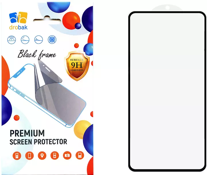 Защитное стекло Drobak для Samsung Galaxy S25 Plus (Black) (383885) Защитное стекло Drobak для Samsung Galaxy S25 Plus (Black) (383885)