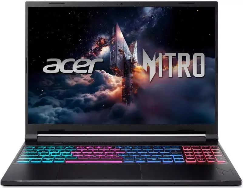 Ноутбук Acer Nitro V 16S AI ANV16S-41-R2DX Obsidian Black (NH.U10AA.001) EU Ноутбук Acer Nitro V 16S AI ANV16S-41-R2DX Obsidian Black (NH.U10AA.001) EU